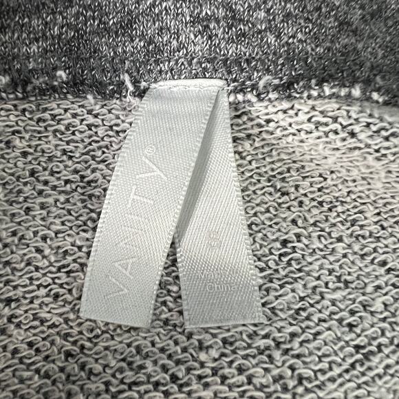 Vanity Boho Lace Gray Pullover Sweater Size M - Picture 2 of 9